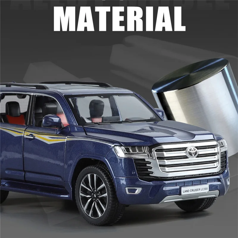 1/24 Scale Diecast Toyota Land Cruiser LC300 Model 2 1/24 Scale Diecast Toyota Land Cruiser LC300 Model - Image 2