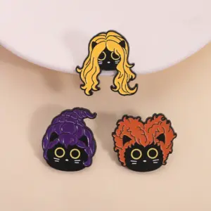 Whimsical Cartoon Witch Animal Collar Pin 11 S2697f5b3e9db466aa95d0e195edc273ac 1