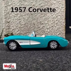 1957 Chevrolet Corvette 1:24 Diecast Model in Blue 8 S269bec9940f7419dbd3858b00a70b8c1B