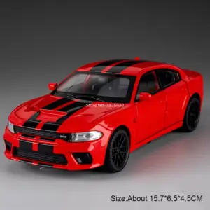 Diecast 1:32 Dodge Charger Model with Lights 15 S26aca60c39c4408bb3f59fd99dd4decbX