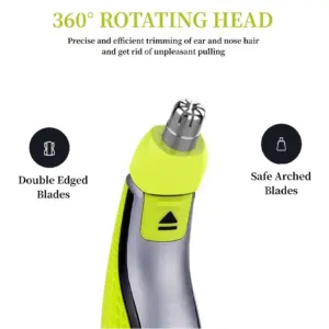 Vibrant Yellow & Silver Nose Hair Trimmer 12 S26ba1d35815b4771aeabca599555efa24