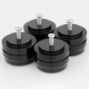 Black Aluminum Support Feet for Audio Equipment 8 S26e14b578c4b487fa7f64bda3fcc4a031