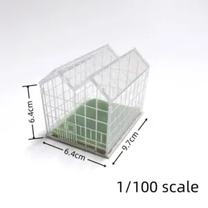 Miniature Greenhouse Model in 3 Scales 18 S26e81c3a0d664e5f9e05d2bb93aad26aM