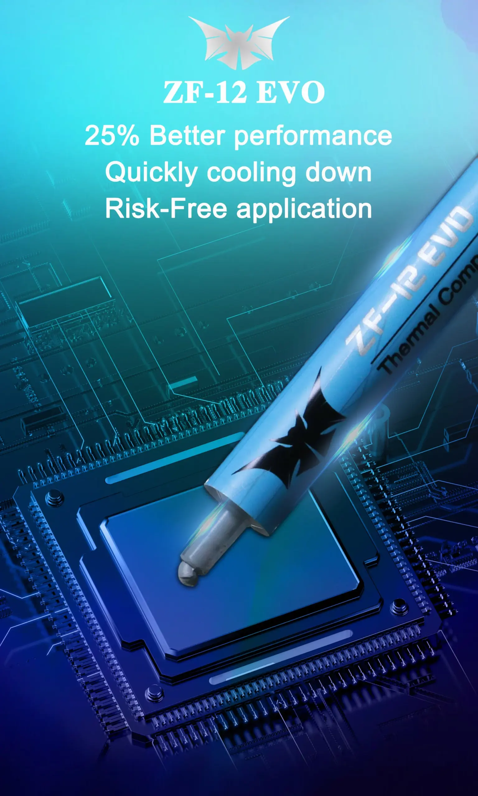 ZF-12 EVO Thermal Grease for CPUs and GPUs 3 ZF-12 EVO Thermal Grease for CPUs and GPUs - Image 3