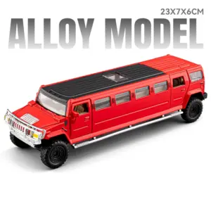 Yellow Hummer H2 Deluxe 1:32 Scale Diecast Model 17 S26eb720f5c1b44599420719f03fa48d34