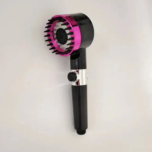 High-Pressure Black and Silver Shower Head with 3 Modes 9 High-Pressure Black and Silver Shower Head with 3 Modes - Image 9