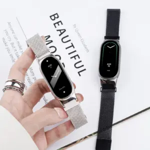 Stainless Steel Milanese Loop for Xiaomi Mi Band 8-10 14 S2701c1dd598943759bf9bb9fdb20bd009