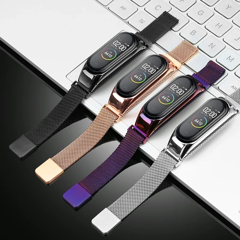 Stainless Steel Milanese Loop for Xiaomi Mi Band 3 Stainless Steel Milanese Loop for Xiaomi Mi Band - Image 3