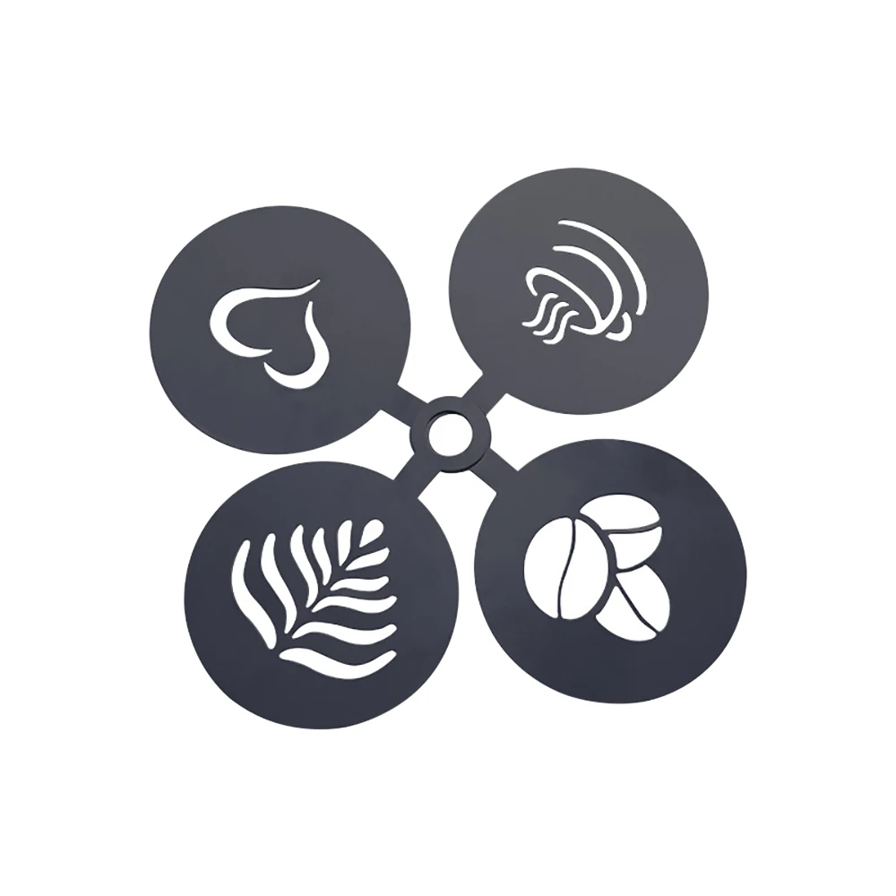 Stainless Steel Coffee Art Stencil Set 8 Stainless Steel Coffee Art Stencil Set - Image 8