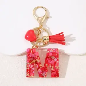 Colorful Initial Letter Keychain for Women 18 S2713e3505fbb4d95948b50c28c628262c