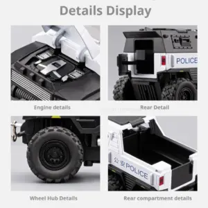 1:32 Scale Conqueror Police Car Model 10 S2732e17e67cc450d8fdb5a67b73be1e8k