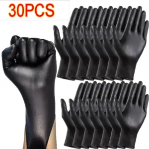 Black Nitrile Disposable Gloves for Household Use 17 S2742db9e6db34314aec79542d90c3df7v