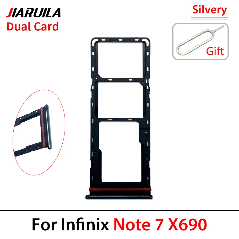 Infinix Dual SIM Card Tray for Note 7 Lite & More 4 Infinix Dual SIM Card Tray for Note 7 Lite & More - Image 4