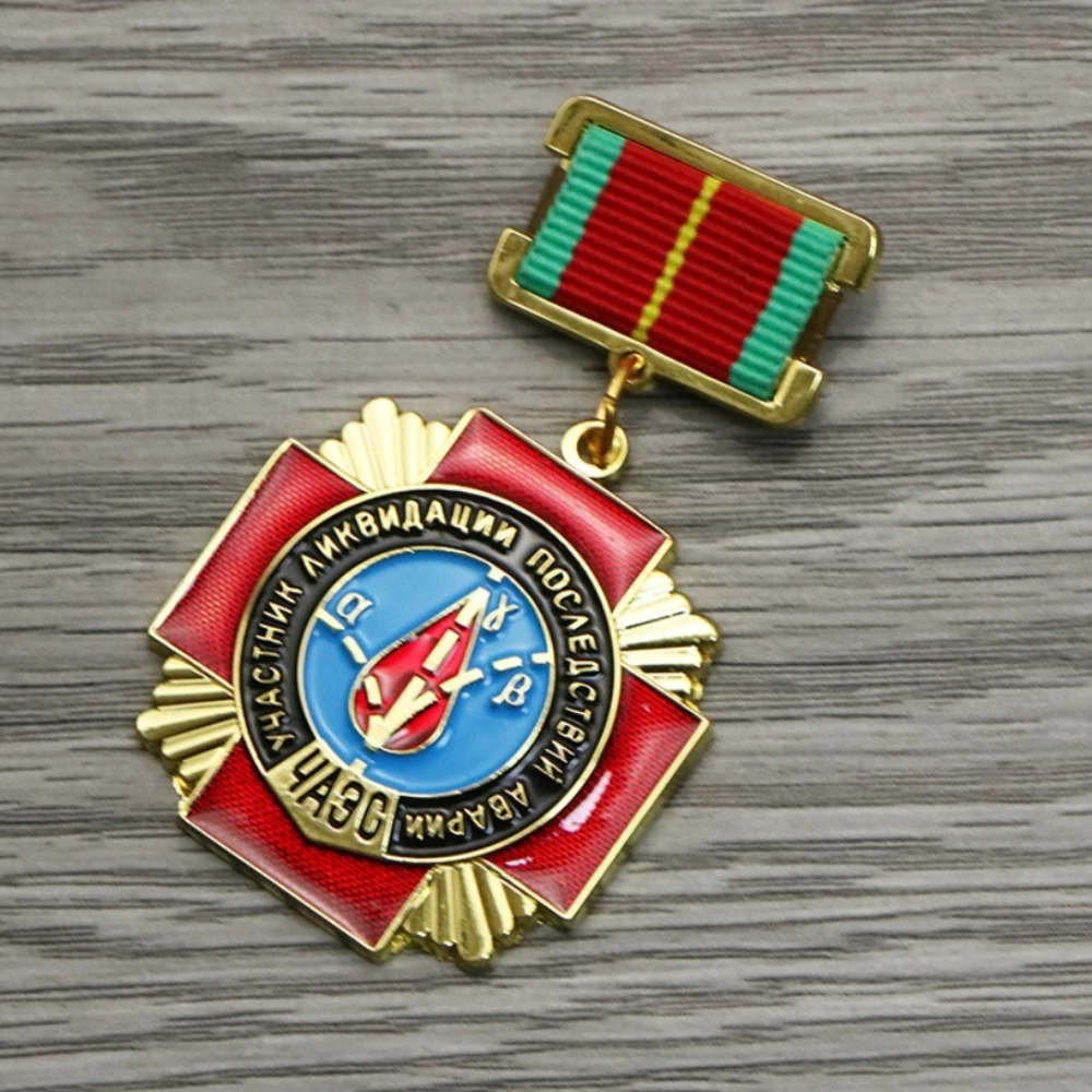 Soviet Chernobyl Fire Rescue Medal 7 Soviet Chernobyl Fire Rescue Medal - Image 7