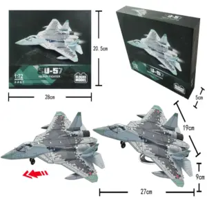 1:72 SU-57 Fighter Jet Model Kit 12 S277afc68616d43df91fba5cc1dd49f30T
