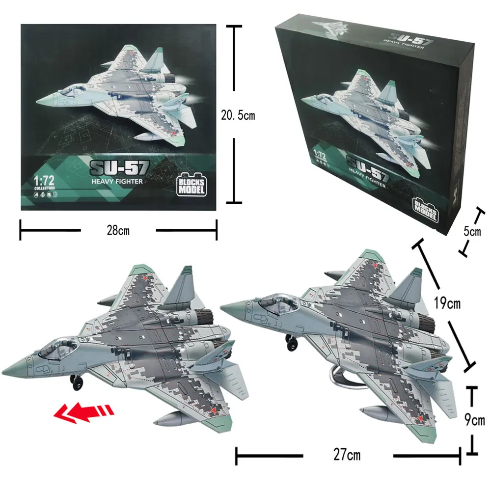 1:72 SU-57 Fighter Jet Model Kit 6 1:72 SU-57 Fighter Jet Model Kit - Image 6