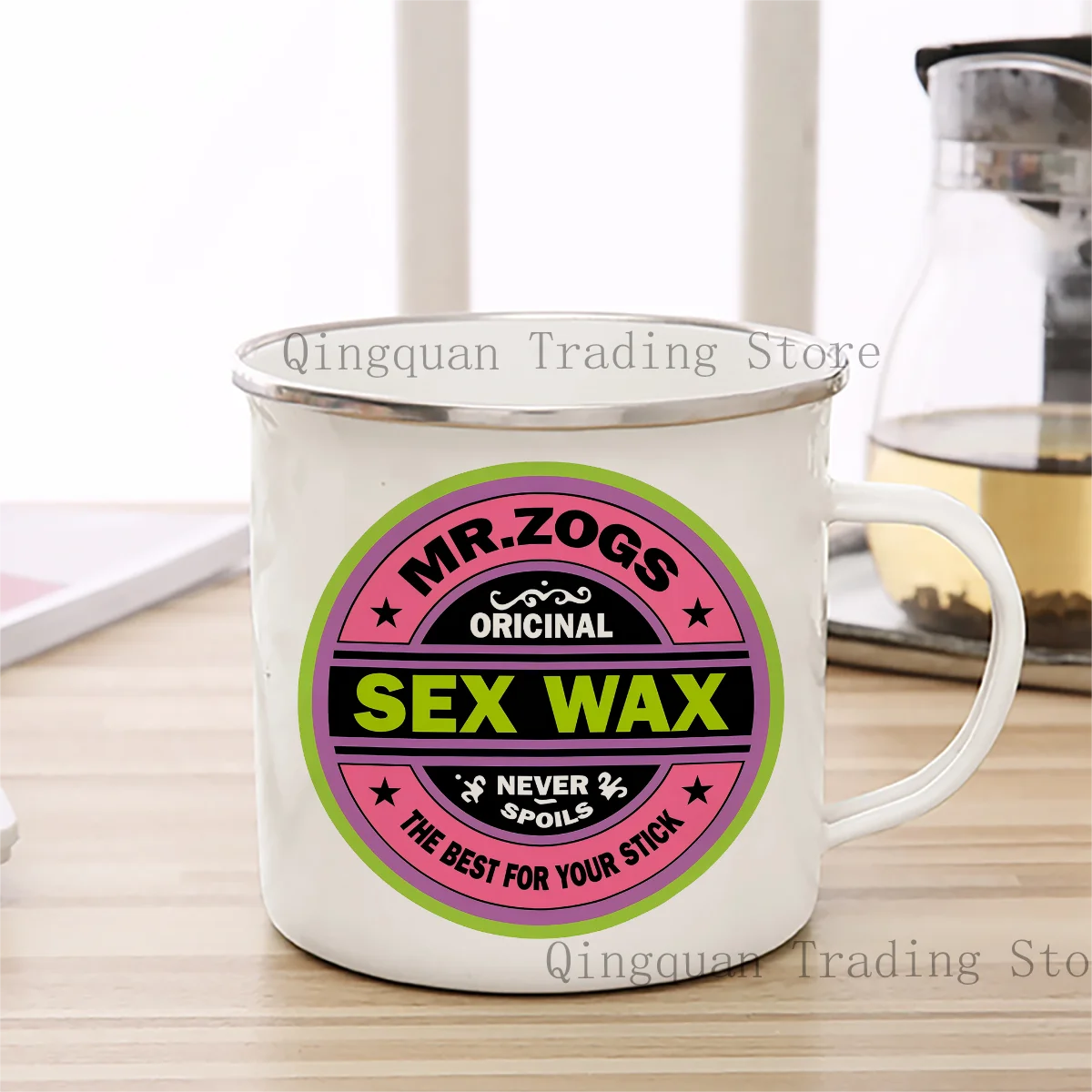 Vintage Ceramic Coffee Mug with Retro Graphic 3 Vintage Ceramic Coffee Mug with Retro Graphic - Image 3