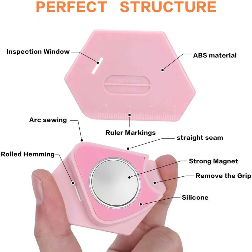 Colorful Magnetic Seam Guide Set for Sewing Machines 6 Colorful Magnetic Seam Guide Set for Sewing Machines - Image 6