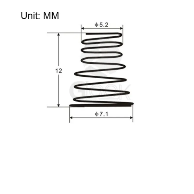 Guitar Bridge Spring Set 10 pcs 12mm 6.5mm/4.5mm 6 Guitar Bridge Spring Set 10 pcs 12mm 6.5mm/4.5mm - Image 6