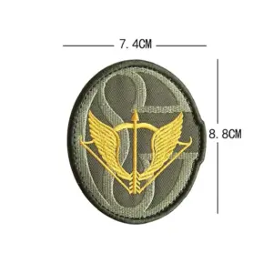 Tactical Military Patch with Olive Green Design 10 S27aa5b886ed44566a399ab512a166979b