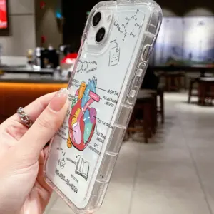 Vibrant Human Heart iPhone Case for 11-16 Series 8 S27cbc27a10d2490c82ae23f9565935834