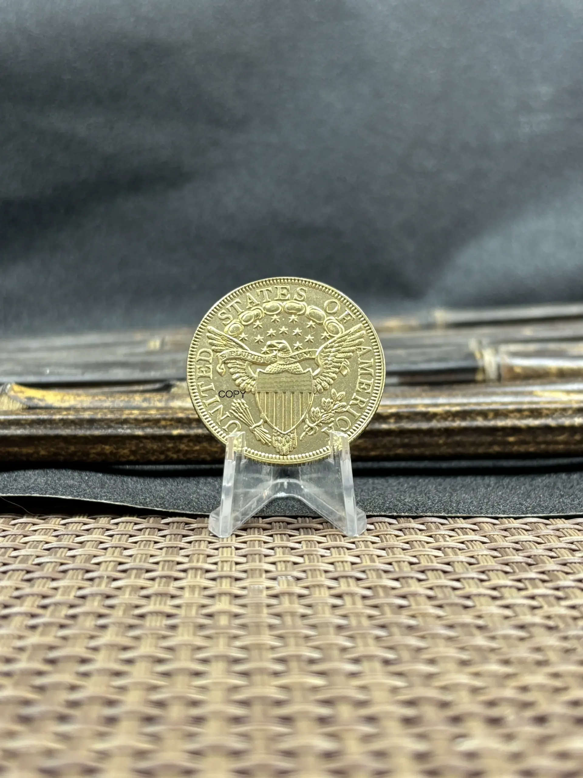 Vintage 1803 Liberty Gold Replica Coin 4 Vintage 1803 Liberty Gold Replica Coin - Image 4