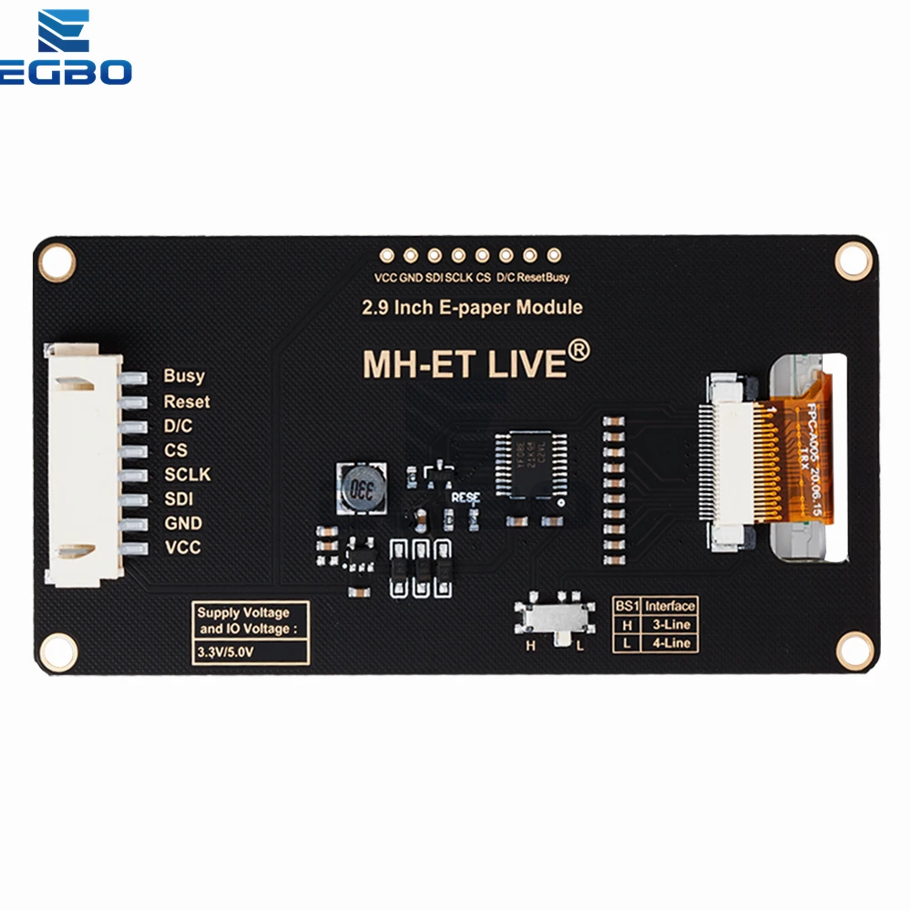 2.9-Inch E-Ink Display Module 296×128 Pixels 4 2.9-Inch E-Ink Display Module 296×128 Pixels - Image 4