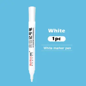 White Waterproof Oil-Based Gel Marker Set 16 S27d84225653f423eb0f0011ede7c64542