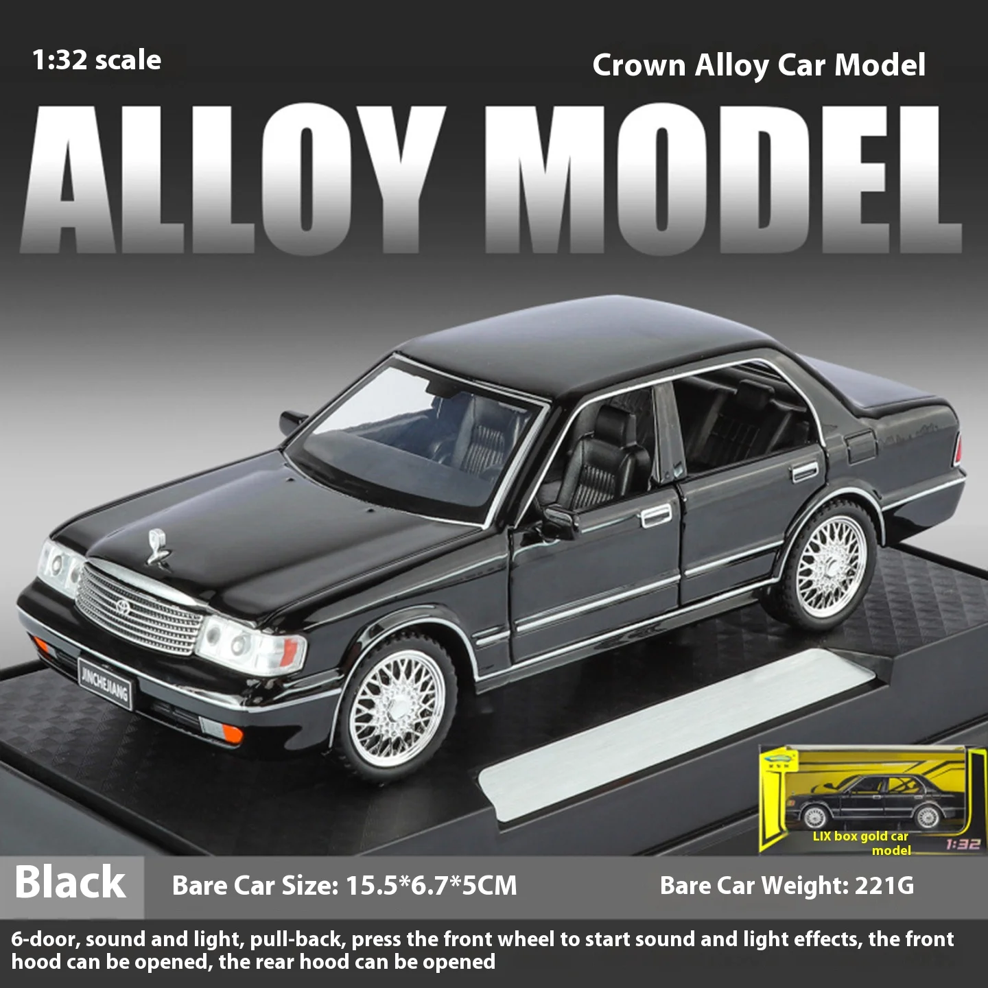 1/32 Die-Cast Toyota Crown Model Replica 7 1/32 Die-Cast Toyota Crown Model Replica - Image 7