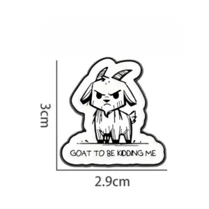 Playful Irritable Goat Brooch in Alloy 7 S27f5368417e546ae8fd05c03ee16a7bbu