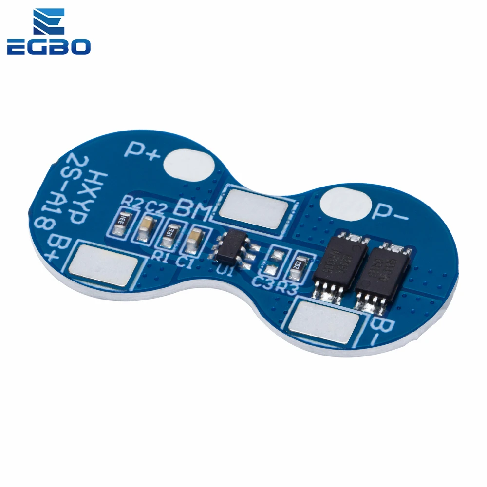 Blue 2S Lithium Battery Protection Board for 18650 5 Blue 2S Lithium Battery Protection Board for 18650 - Image 5