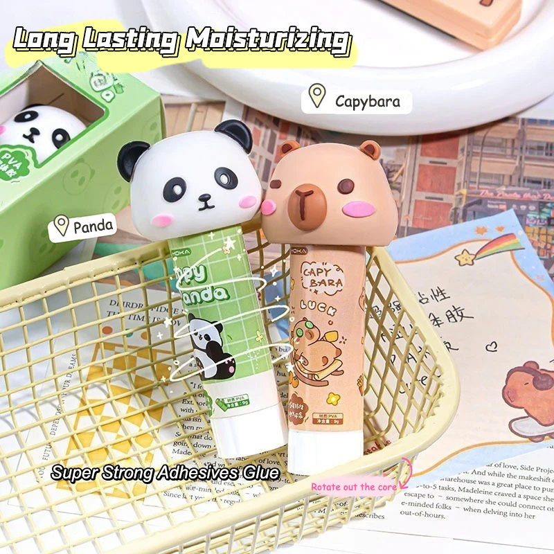 Adorable Capybara Kawaii Glue Stick 2 Adorable Capybara Kawaii Glue Stick - Image 2