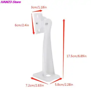 White Aluminum Camera Mounting Bracket