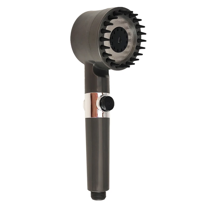 Black 3-Function Handheld Shower Head with Filter 10 Black 3-Function Handheld Shower Head with Filter - Image 10