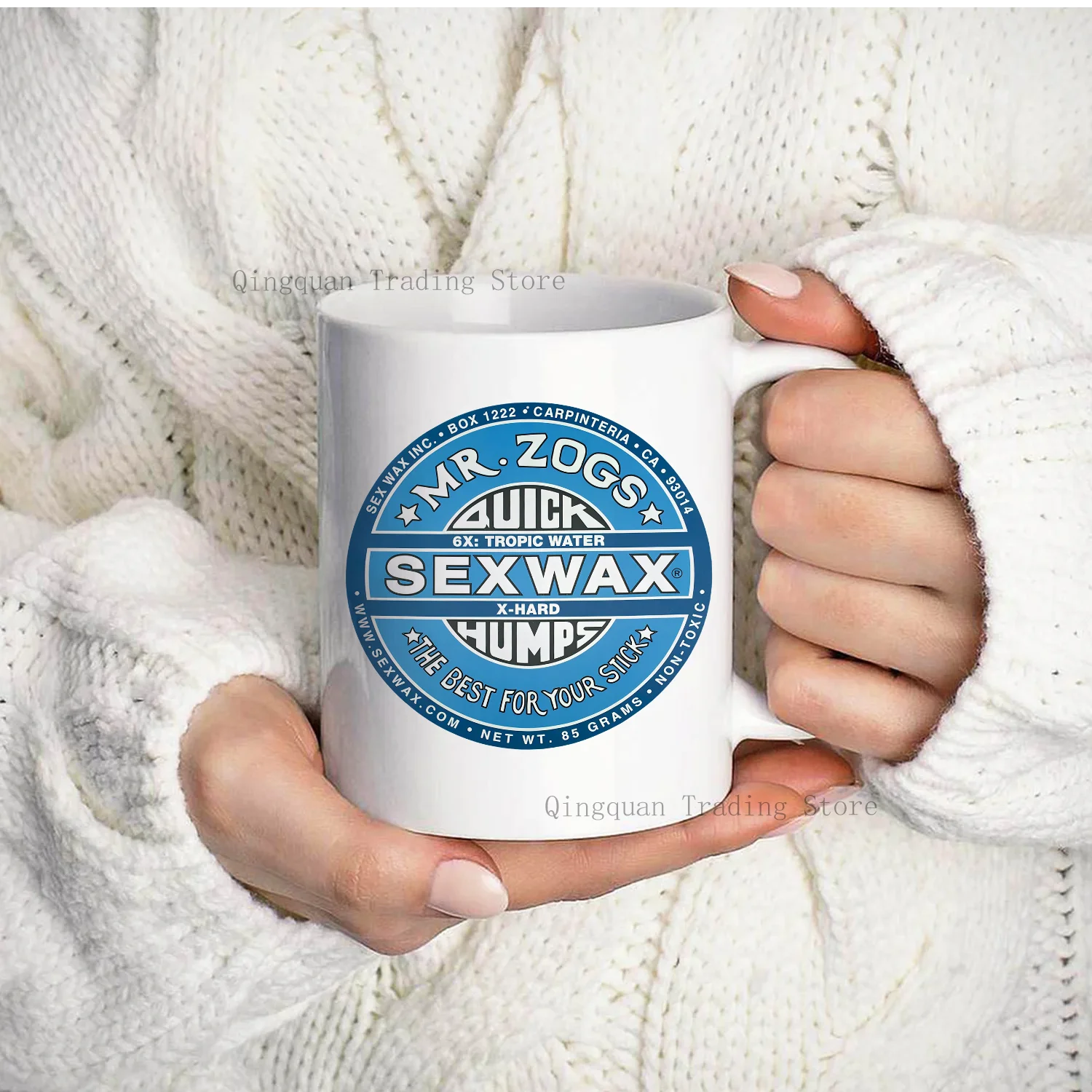 Vintage Ceramic Coffee Mug with Retro Graphic 2 Vintage Ceramic Coffee Mug with Retro Graphic - Image 2