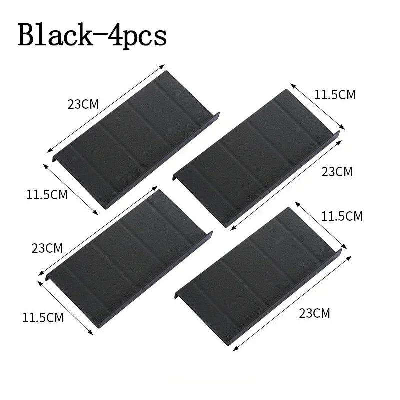 Adjustable Spice Drawer Organizer in White or Black 8 Adjustable Spice Drawer Organizer in White or Black - Image 8