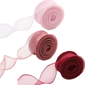 Pastel Silk Ribbon Crafting Set - 3 Rolls 19 S286c02092c8341a1af8fbd3216cb9170n