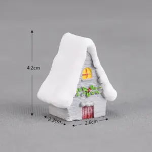 Festive Resin Miniature House for Holiday Decor 10 S2874390723bd48c6a9f588f1603d3210o