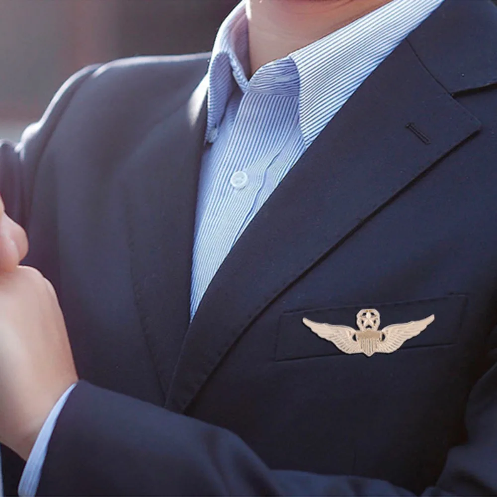 U.S. Air Force Insignia Pentagram Wings Brooch 6 U.S. Air Force Insignia Pentagram Wings Brooch - Image 6