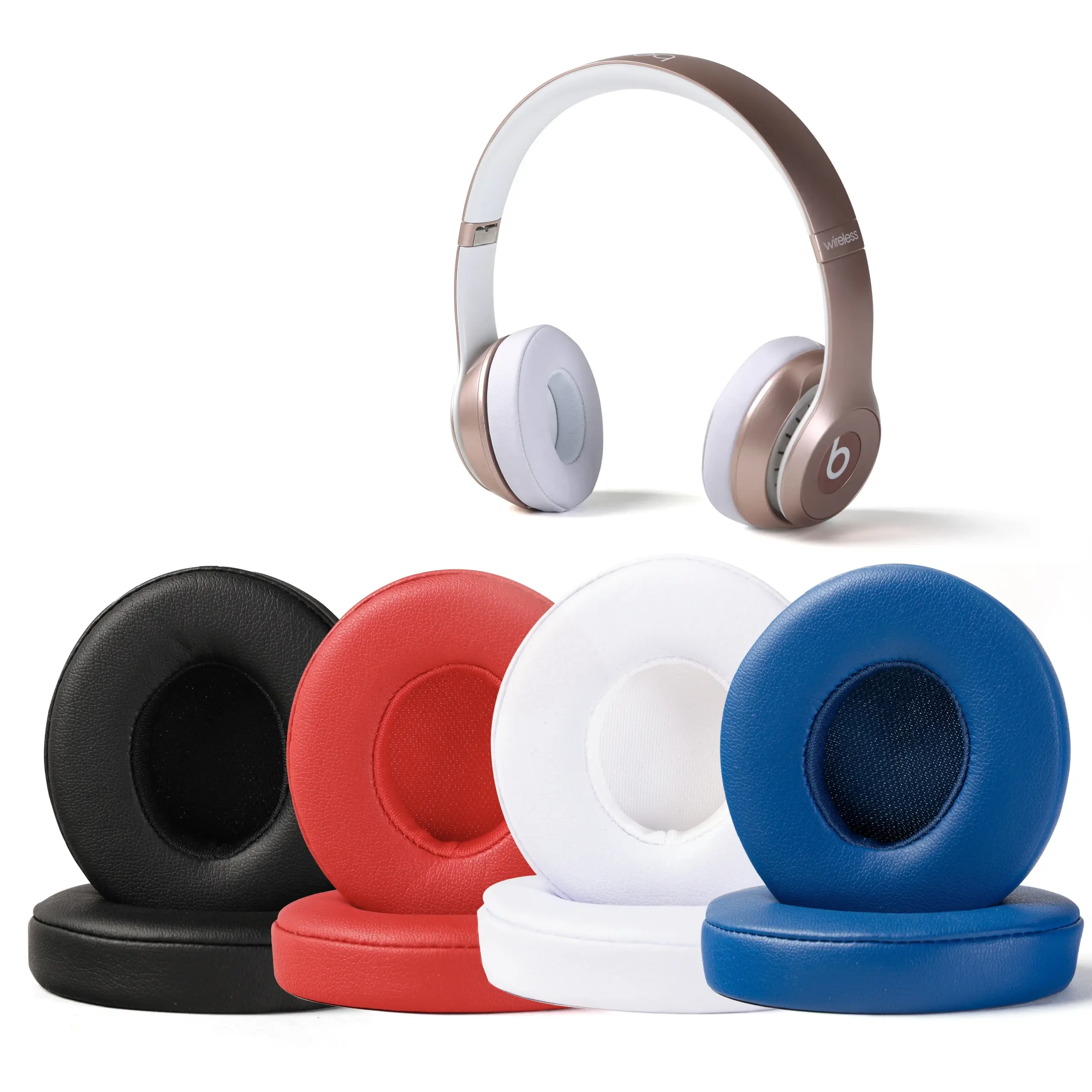 Blue Replacement Earpads for Beats Solo 2 2 Blue Replacement Earpads for Beats Solo 2 - Image 2