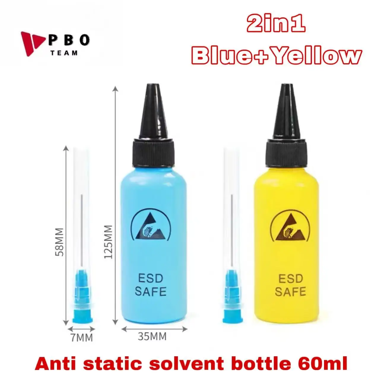 60ml Precision Plastic Alcohol Bottle for DIY 2 60ml Precision Plastic Alcohol Bottle for DIY - Image 2