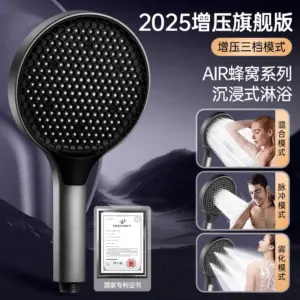 High-Pressure 15cm Rainfall Shower Head 16 S28fedf57fb184fb4b301aad9c9782fd9P