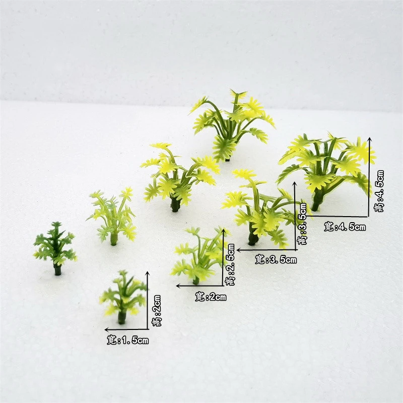 Miniature Flower Grass Scene Set of 100 2 Miniature Flower Grass Scene Set of 100 - Image 2