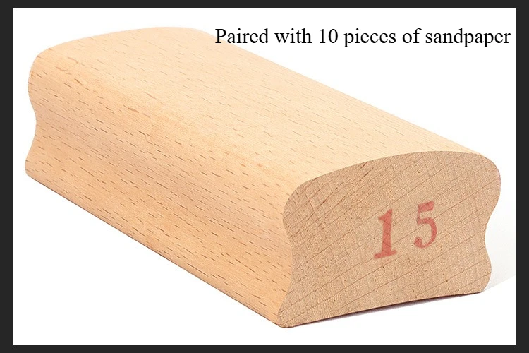 Guitar Neck Curvature Polish Kit with 7 Beech Tools 8 Guitar Neck Curvature Polish Kit with 7 Beech Tools - Image 8