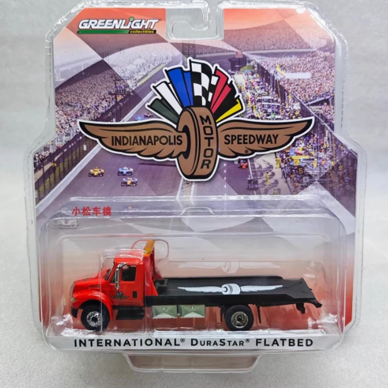 Red 1/64 Scale Diecast International DURASTAR Flatbed Truck 2 Red 1/64 Scale Diecast International DURASTAR Flatbed Truck - Image 2