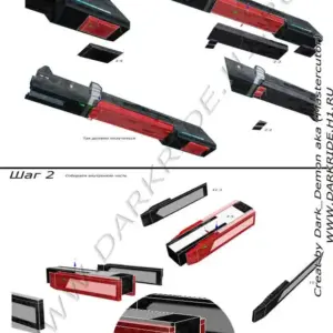 UNSC Savanaah Paper Model Kit 8 S293dc294cb604c129f3e85ce55d4c537W