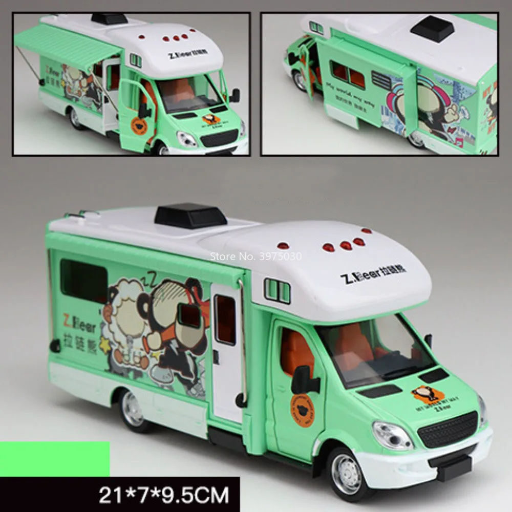 Vibrant 1:32 Alloy Cartoon Bear RV Model 8 Vibrant 1:32 Alloy Cartoon Bear RV Model - Image 8