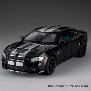 Diecast 1:32 Dodge Charger Model with Lights 16 S299d7080b5a94051b7e34c623b8362b8b