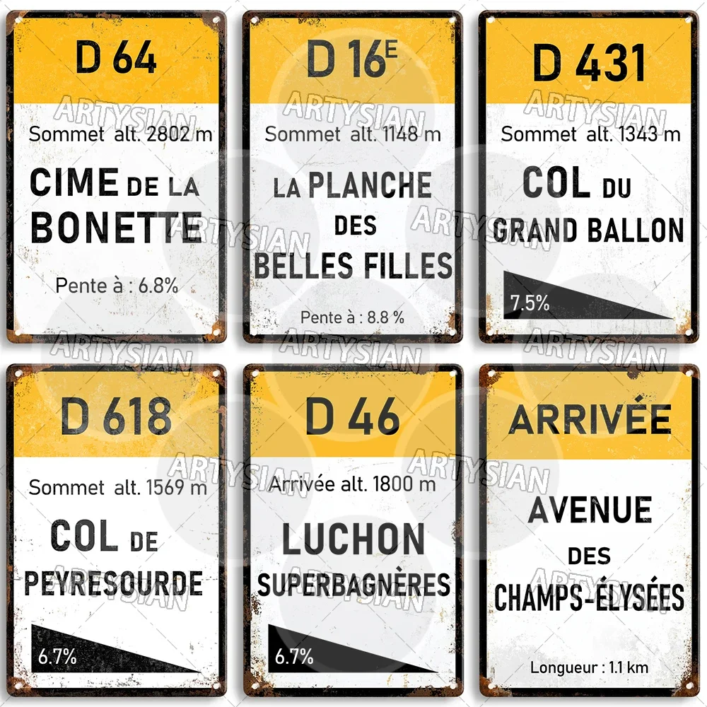 Vintage Aluminum Cycling Race Sign 20x30cm 2 Vintage Aluminum Cycling Race Sign 20x30cm - Image 2