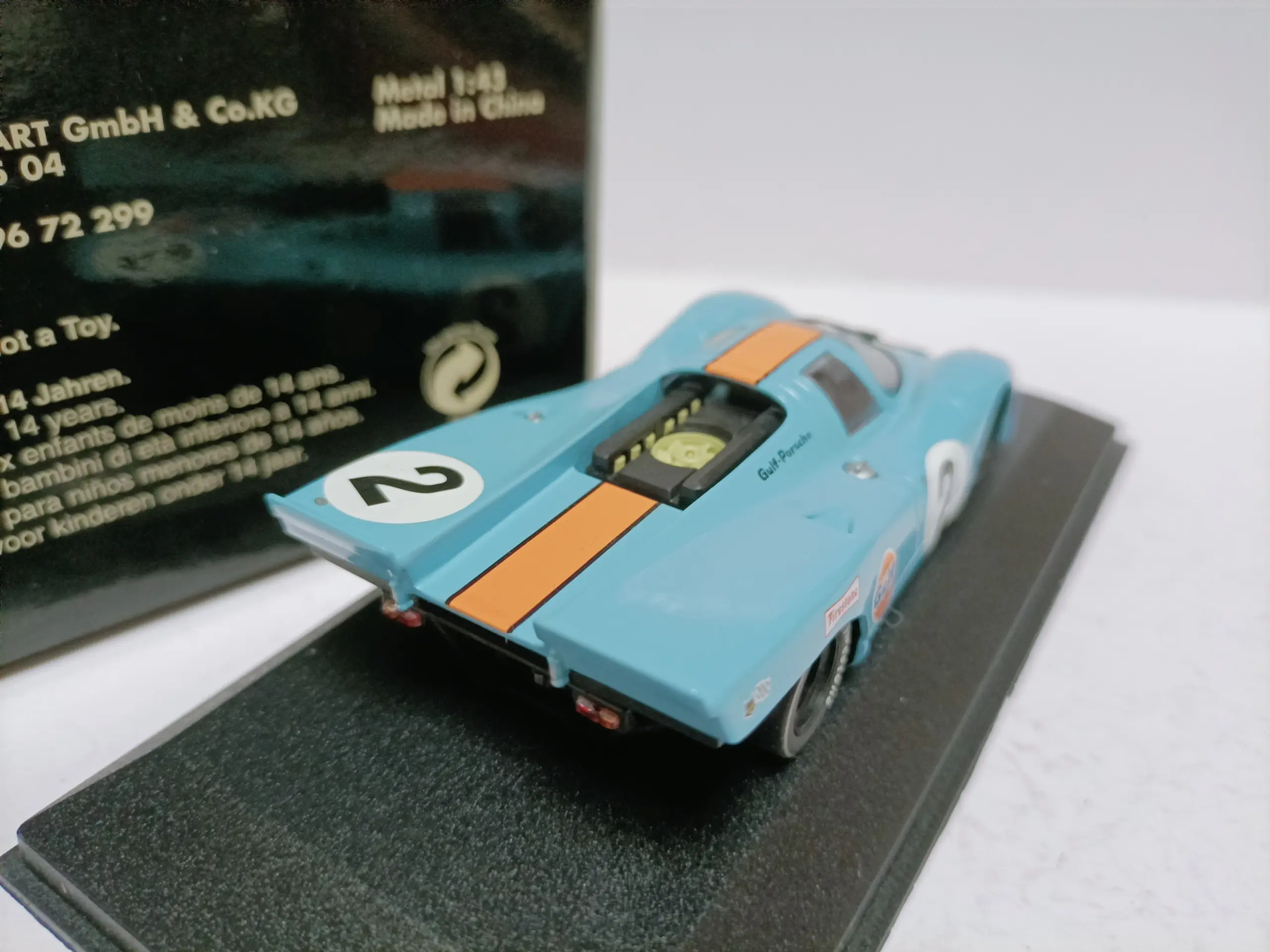 1973 Porsche 911 Carrera RSR Diecast Model 1:43 Scale 3 1973 Porsche 911 Carrera RSR Diecast Model 1:43 Scale - Image 3